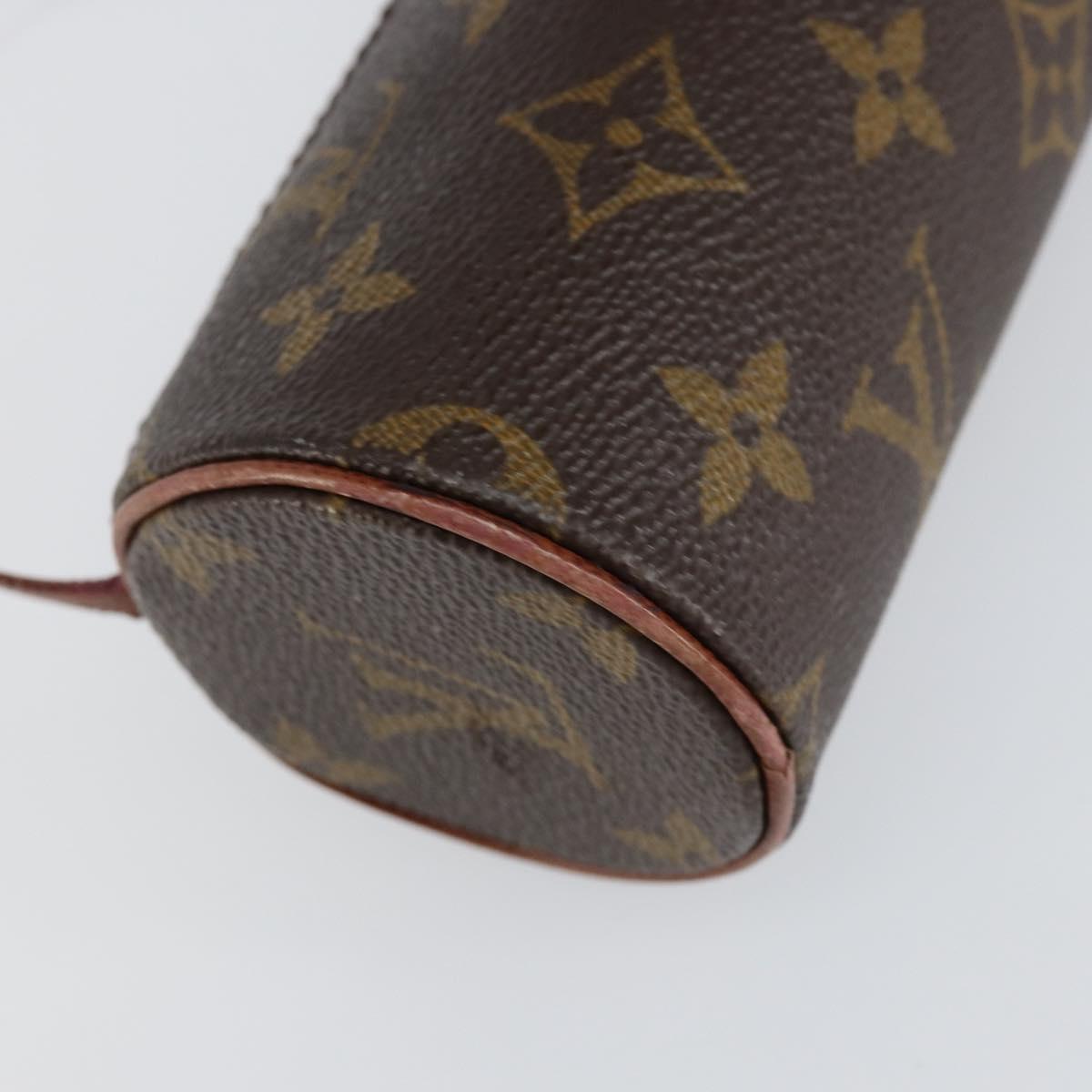 LOUIS VUITTON Monogram Papillon Pouch LV Auth 153573