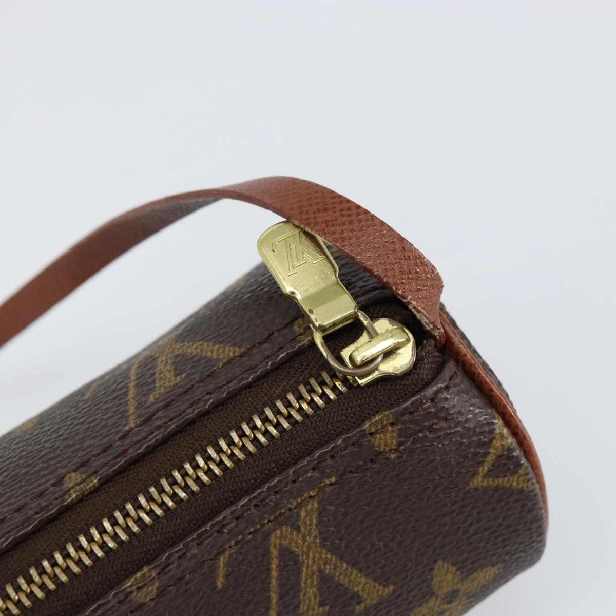 LOUIS VUITTON Monogram Papillon Pouch LV Auth 153573