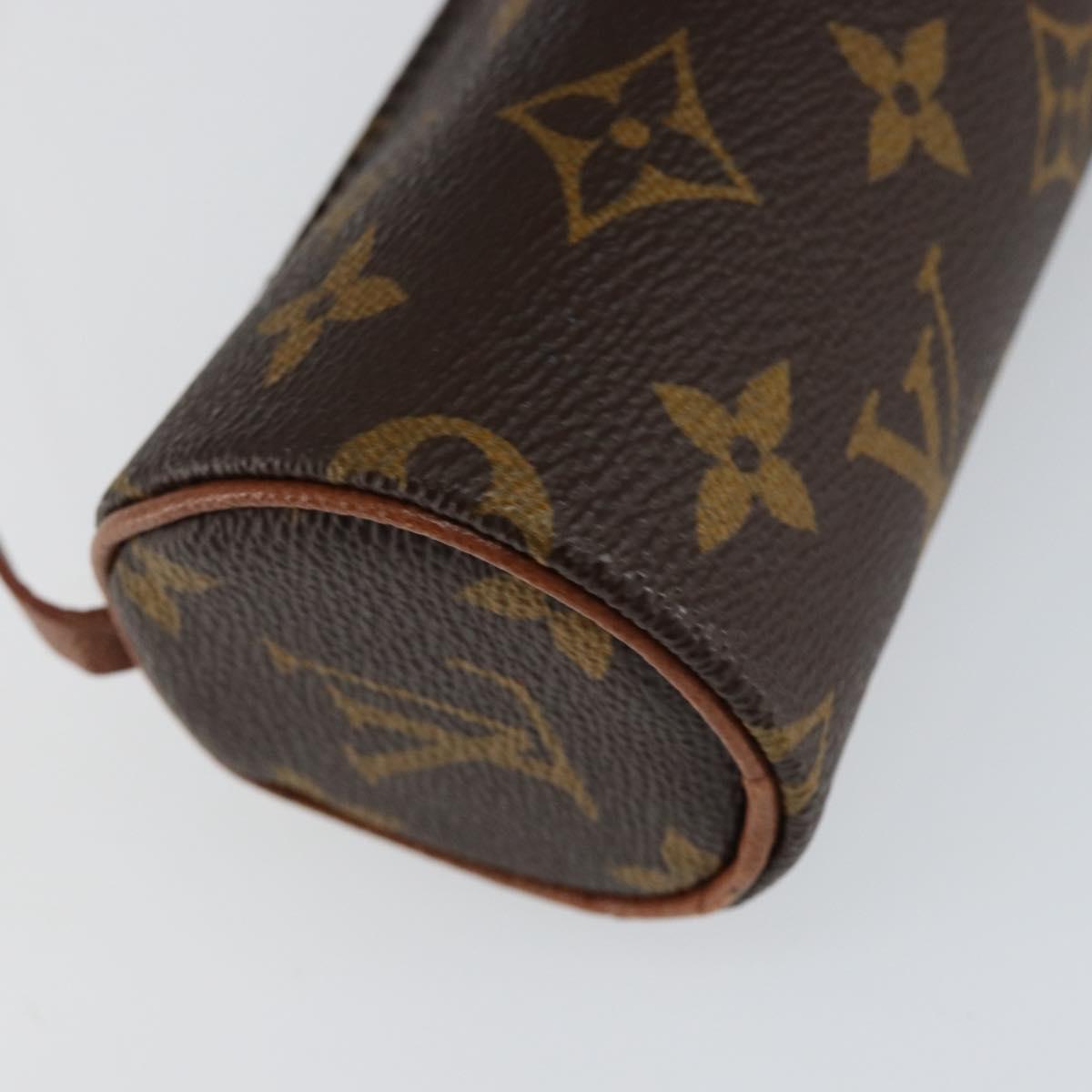 LOUIS VUITTON Monogram Papillon Pouch LV Auth 153574