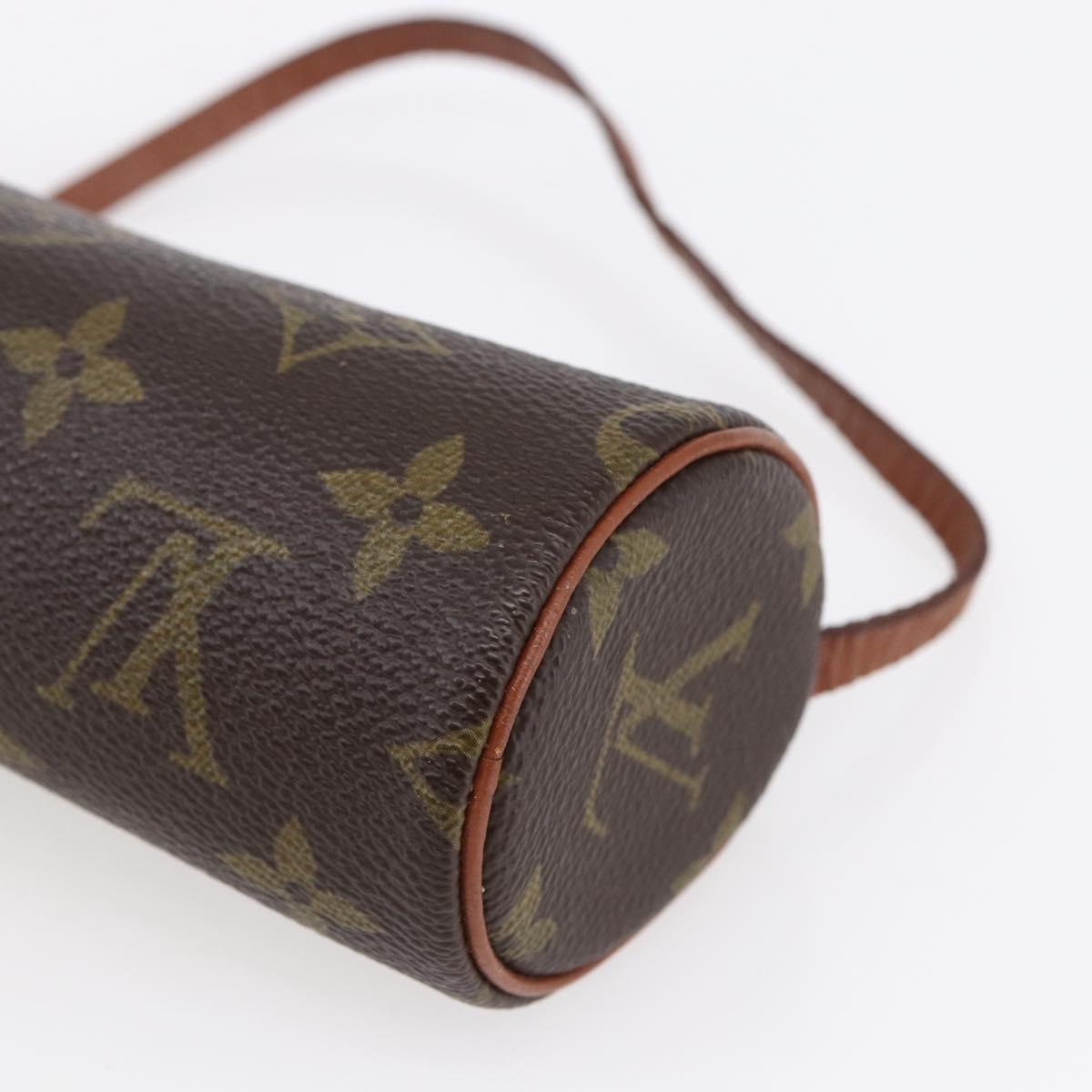 LOUIS VUITTON Monogram Papillon Pouch LV Auth 153575