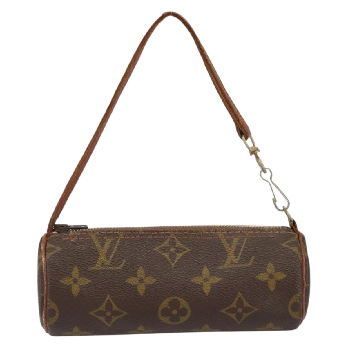LOUIS VUITTON Monogram Papillon Pouch LV Auth 153576