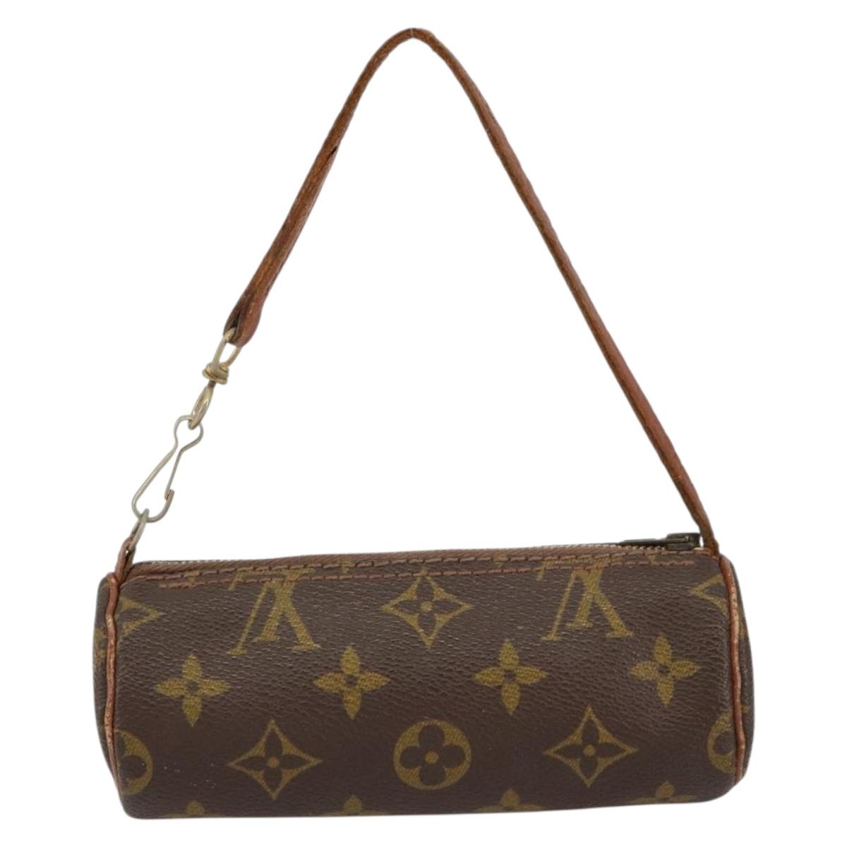 LOUIS VUITTON Monogram Papillon Pouch LV Auth 153576