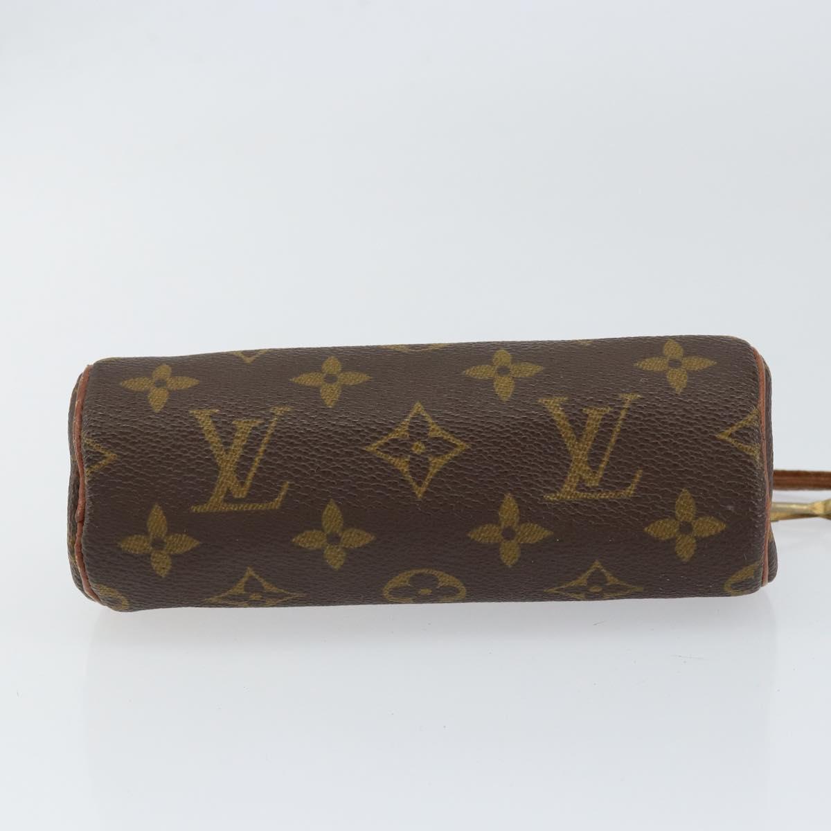 LOUIS VUITTON Monogram Papillon Pouch LV Auth 153576