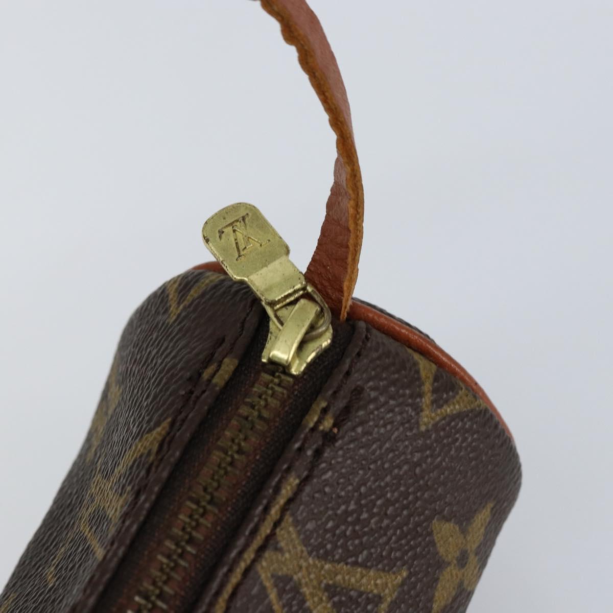 LOUIS VUITTON Monogram Papillon Pouch LV Auth 153578