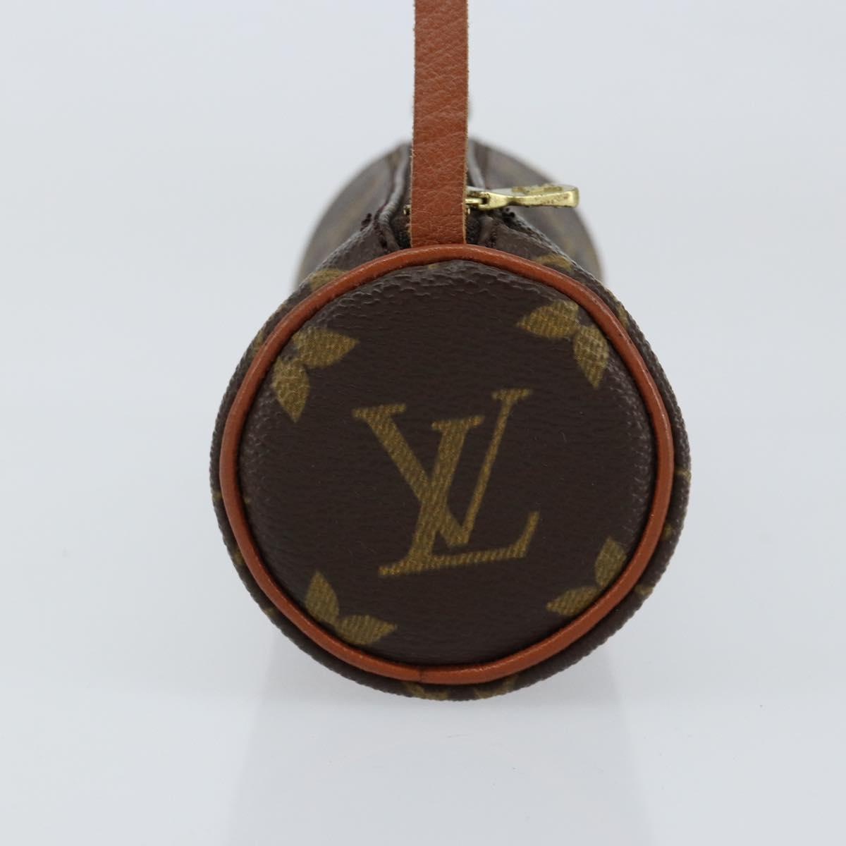 LOUIS VUITTON Monogram Papillon Pouch LV Auth 153578