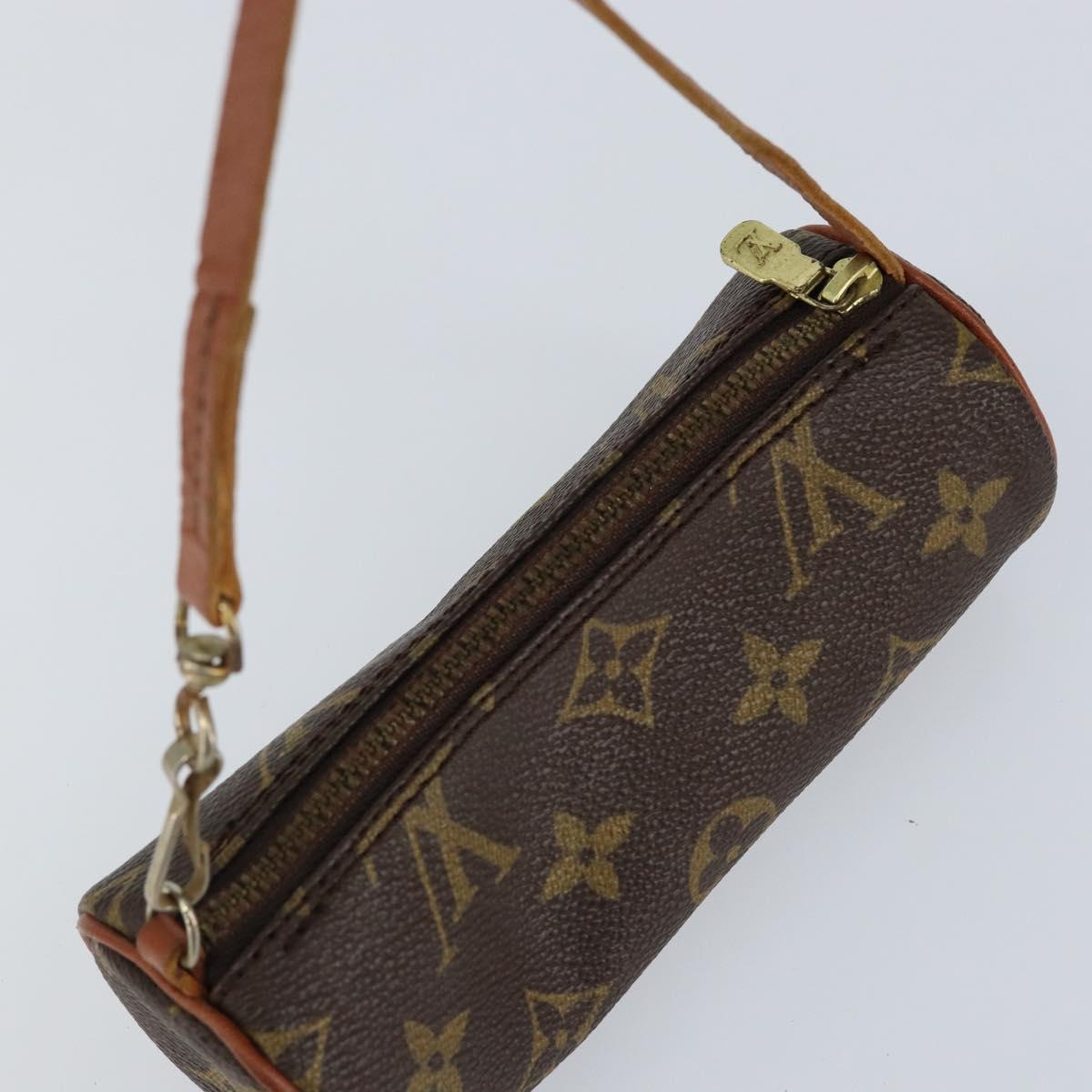 LOUIS VUITTON Monogram Papillon Pouch LV Auth 153578