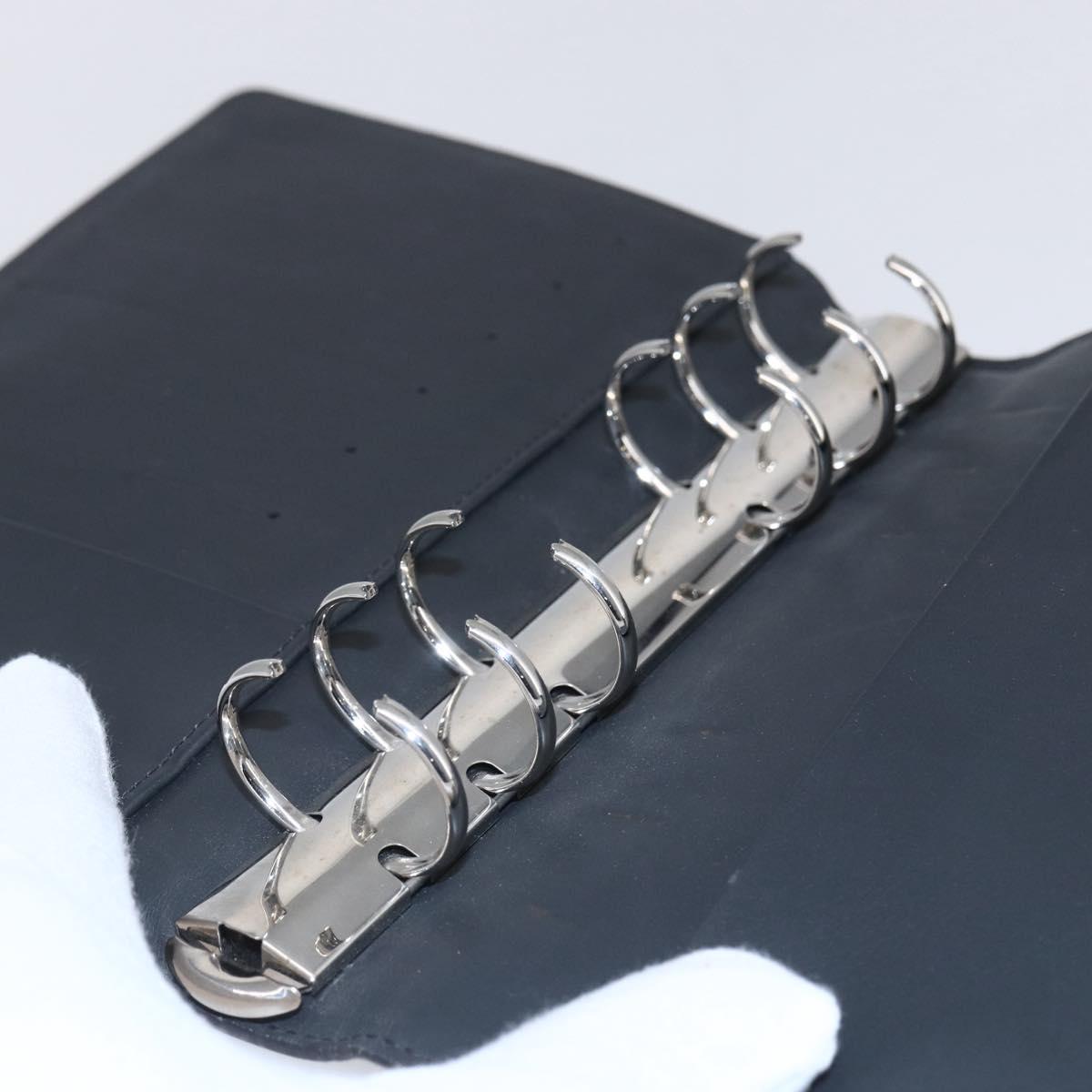 LOUIS VUITTON Monogram mat Agenda MM Day Planner Cover Gray R20925 Auth 153580