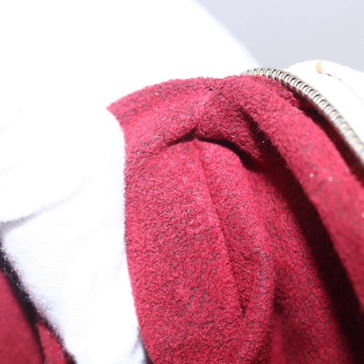 LOUIS VUITTON Monogram Multicolor Trousse Wapity Pouch White M58033 Auth 153583