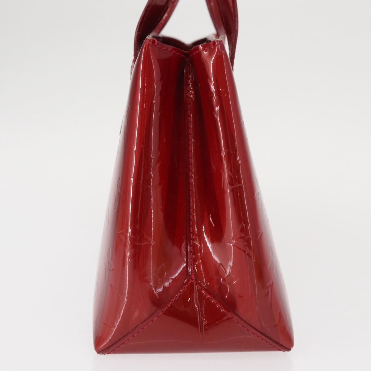 LOUIS VUITTON VernisRayure Wilshire PM Bag Pomme D'amour M91701 LV Auth 153595V