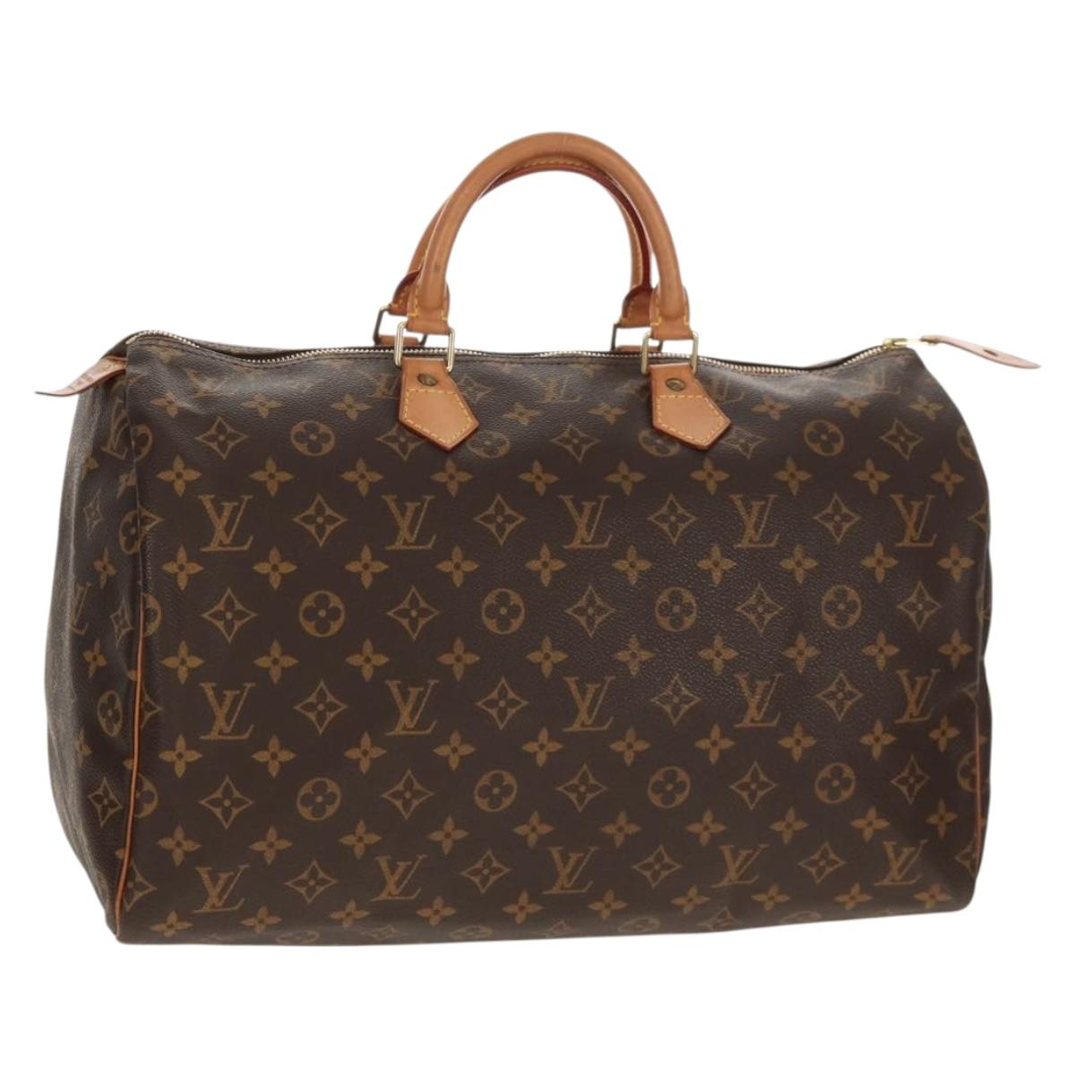 LOUIS VUITTON Monogram Speedy 40 Hand Bag M41522 LV Auth 153623V