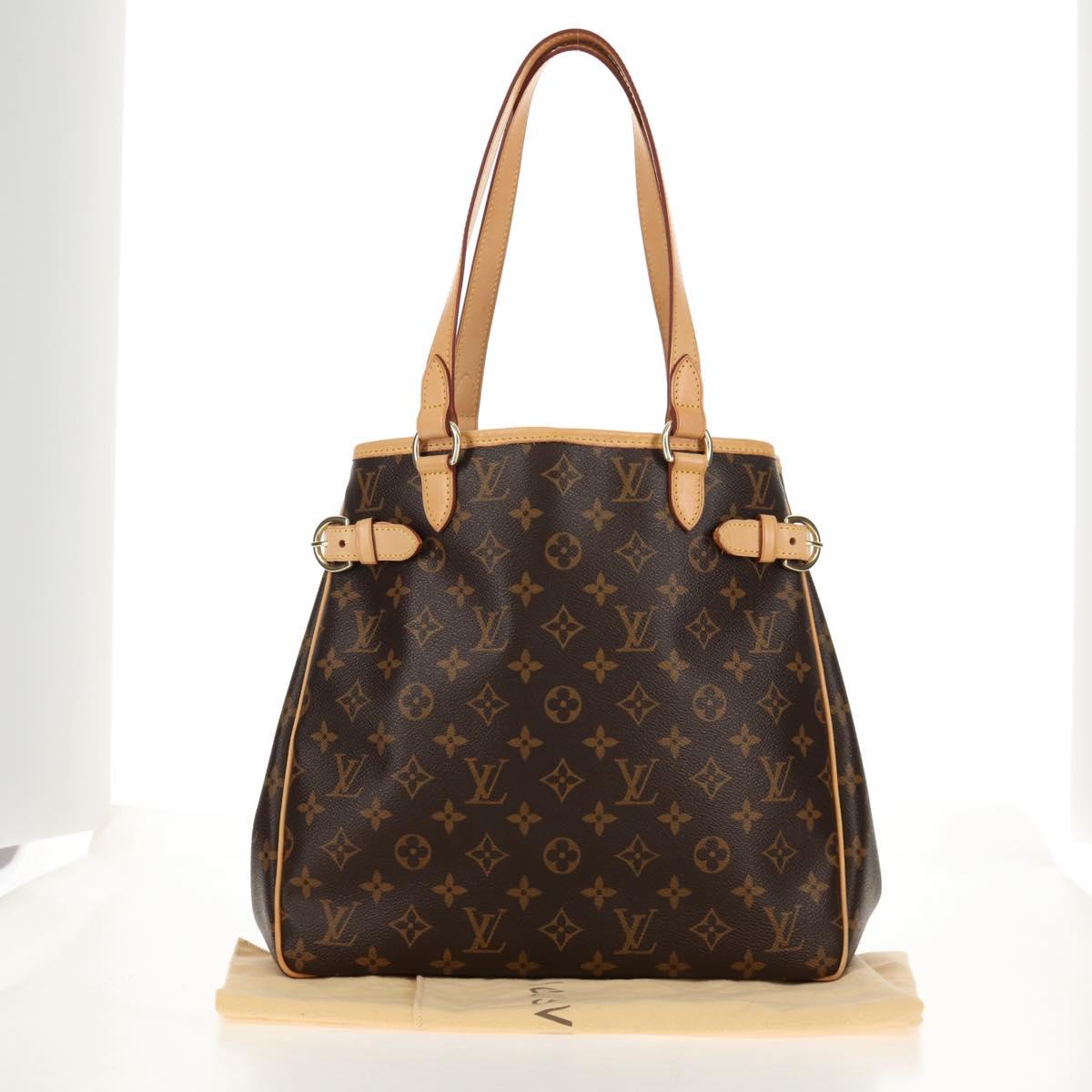 LOUIS VUITTON Monogram Batignolles Vertical Tote Bag M51153 LV Auth 153625SAV