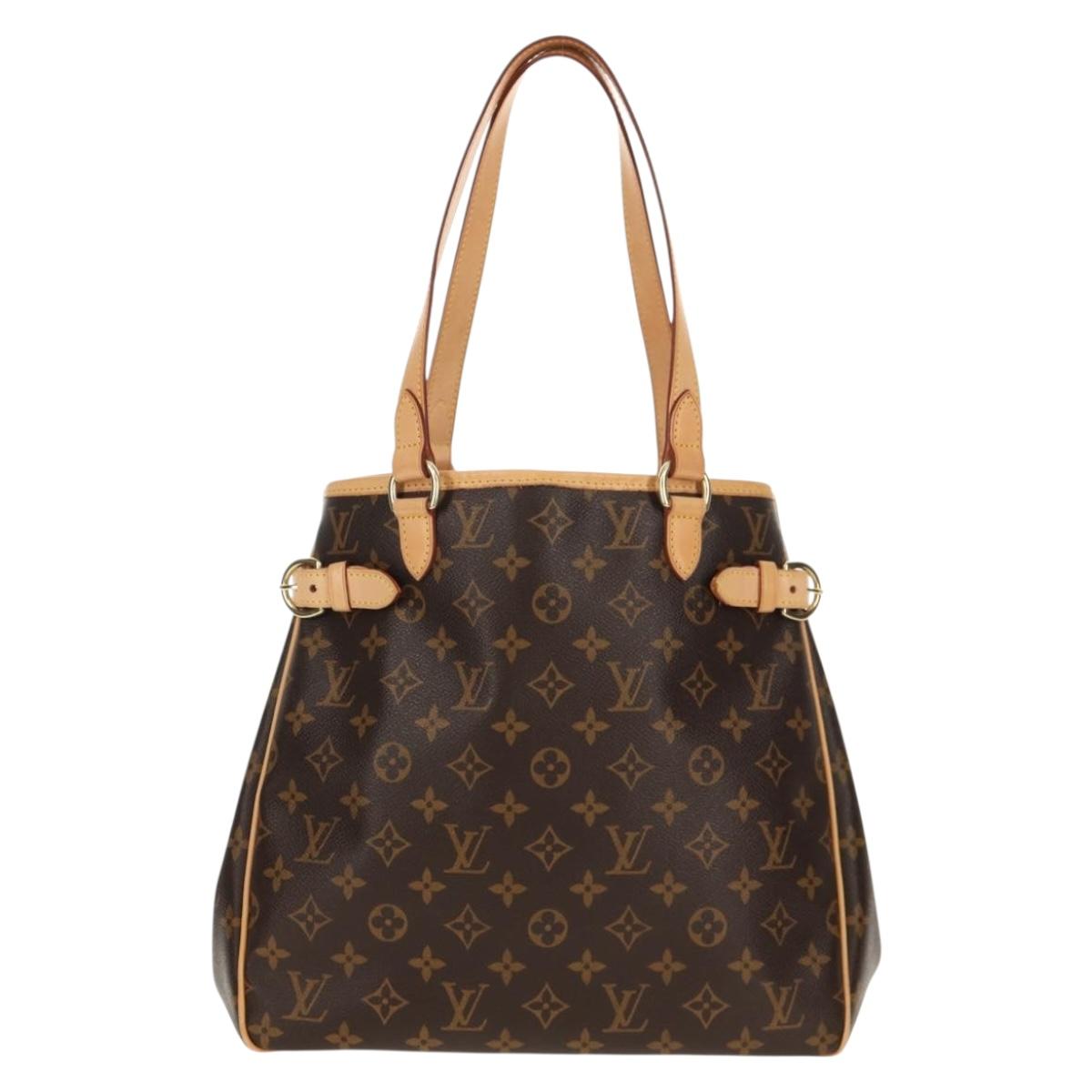 LOUIS VUITTON Monogram Batignolles Vertical Tote Bag M51153 LV Auth 153625SAV