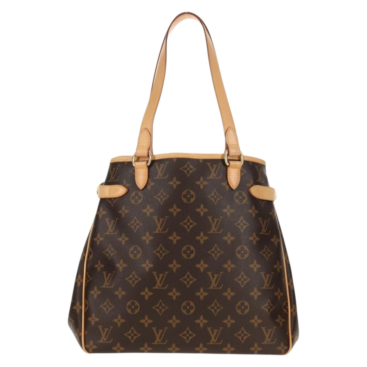 LOUIS VUITTON Monogram Batignolles Vertical Tote Bag M51153 LV Auth 153625SAV