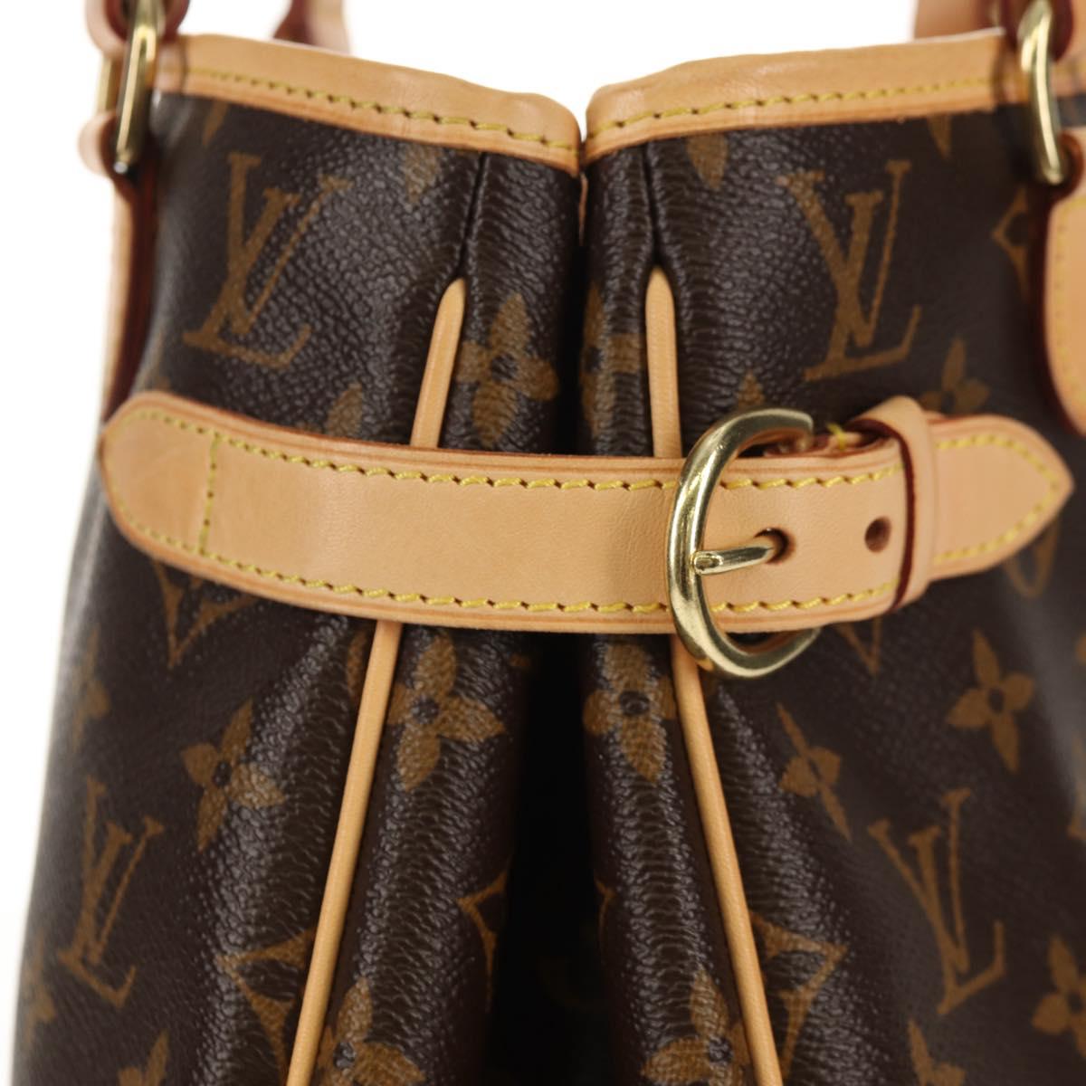 LOUIS VUITTON Monogram Batignolles Vertical Tote Bag M51153 LV Auth 153625SAV