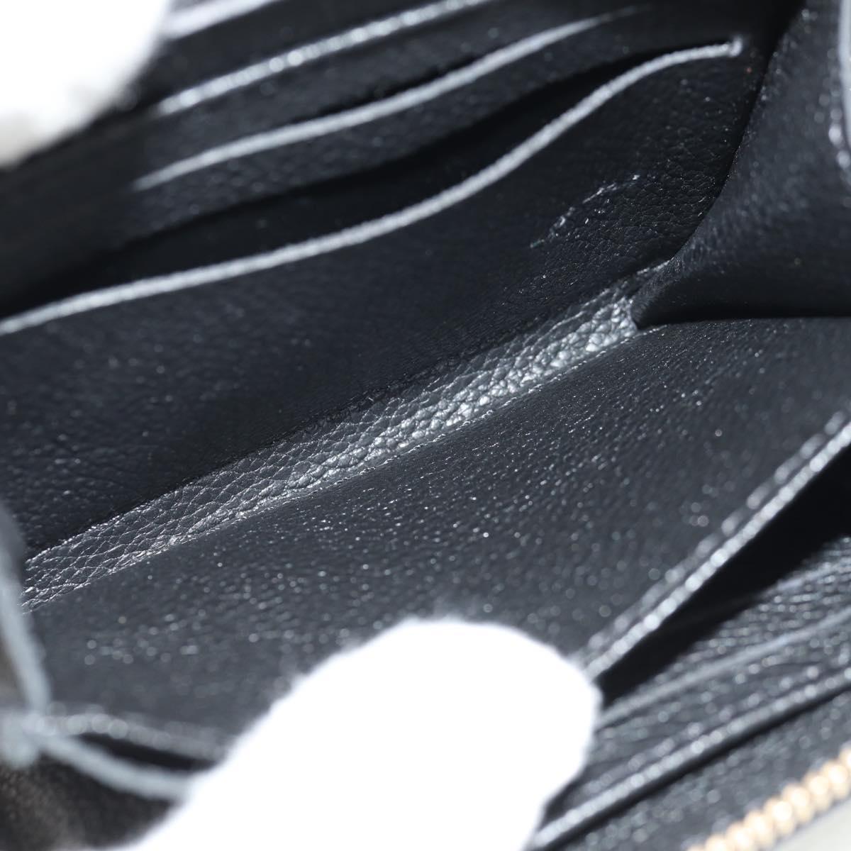 LOUIS VUITTON Empreinte Zippy Coin Purse Coin Purse Black M60574 Auth 153626SAM