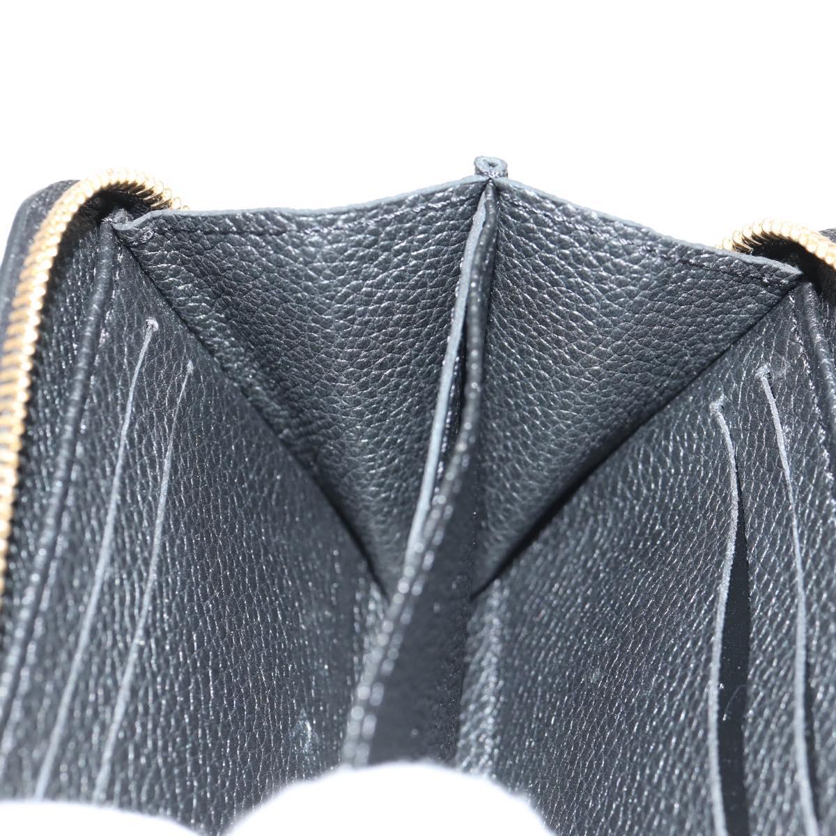 LOUIS VUITTON Empreinte Zippy Coin Purse Coin Purse Black M60574 Auth 153626SAM