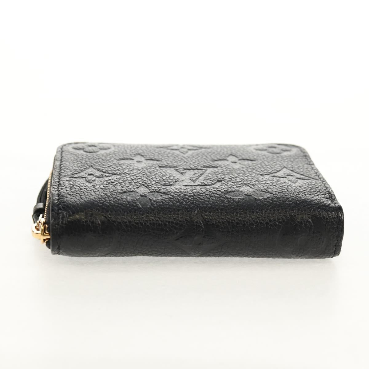 LOUIS VUITTON Empreinte Zippy Coin Purse Coin Purse Black M60574 Auth 153626SAM