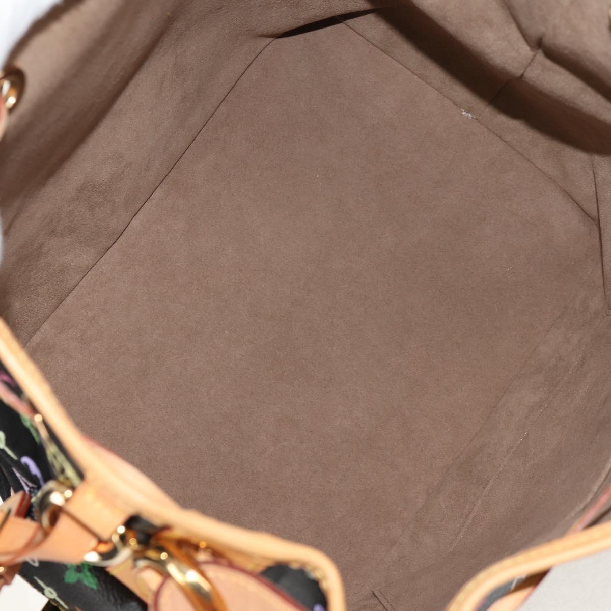 LOUIS VUITTON Monogram Multicolor Petit Noe Bag Black M42230 Auth 153632SM