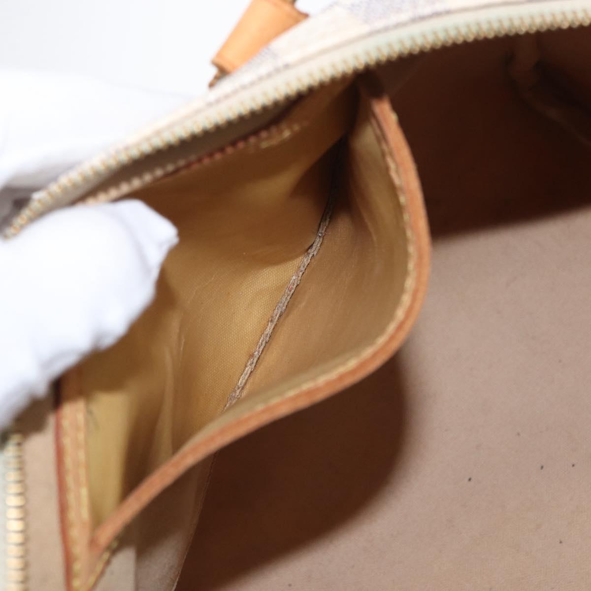 LOUIS VUITTON Damier Azur Speedy 30 Hand Bag N41533 LV Auth 153634