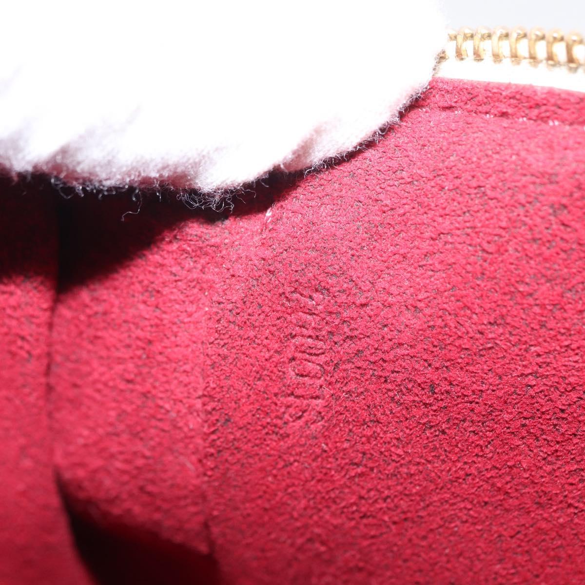 LOUIS VUITTON Multicolor Pochette Accessoires Pouch White M92649 LV Auth 153635A