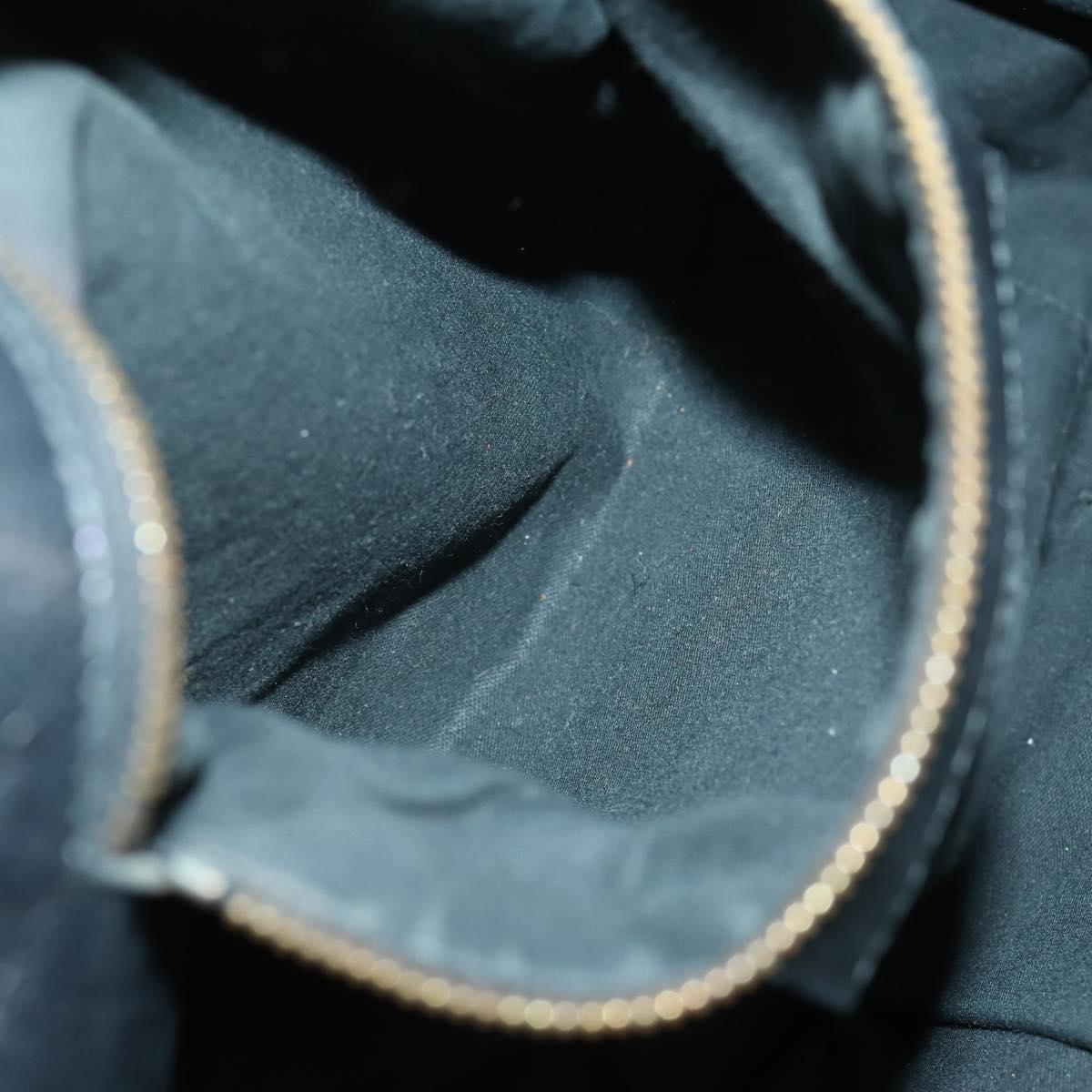 BALENCIAGA Paper Mini Hand Bag Leather Black 228750 Auth 153636