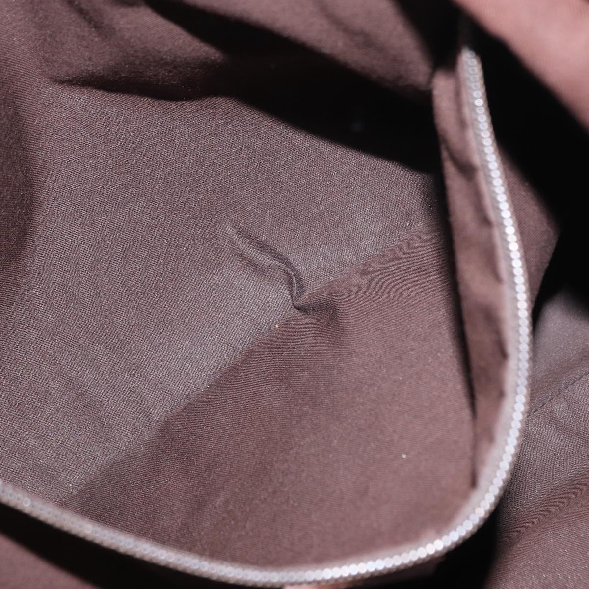 GUCCI GG Canvas Tote Bag Beige Silver 153238 Auth 153642