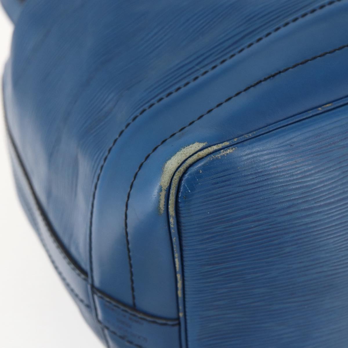 LOUIS VUITTON Epi Noe Shoulder Bag Toledo Blue M44005 LV Auth 153645