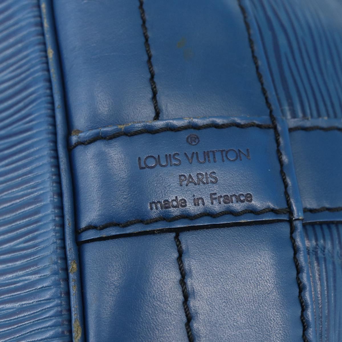 LOUIS VUITTON Epi Noe Shoulder Bag Toledo Blue M44005 LV Auth 153645