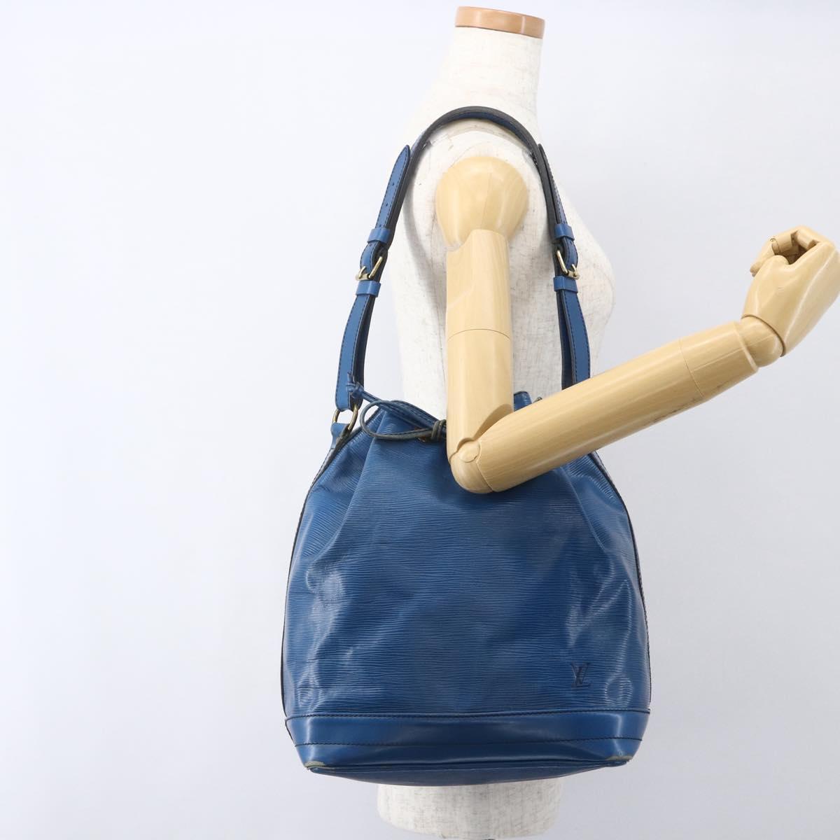 LOUIS VUITTON Epi Noe Shoulder Bag Toledo Blue M44005 LV Auth 153645