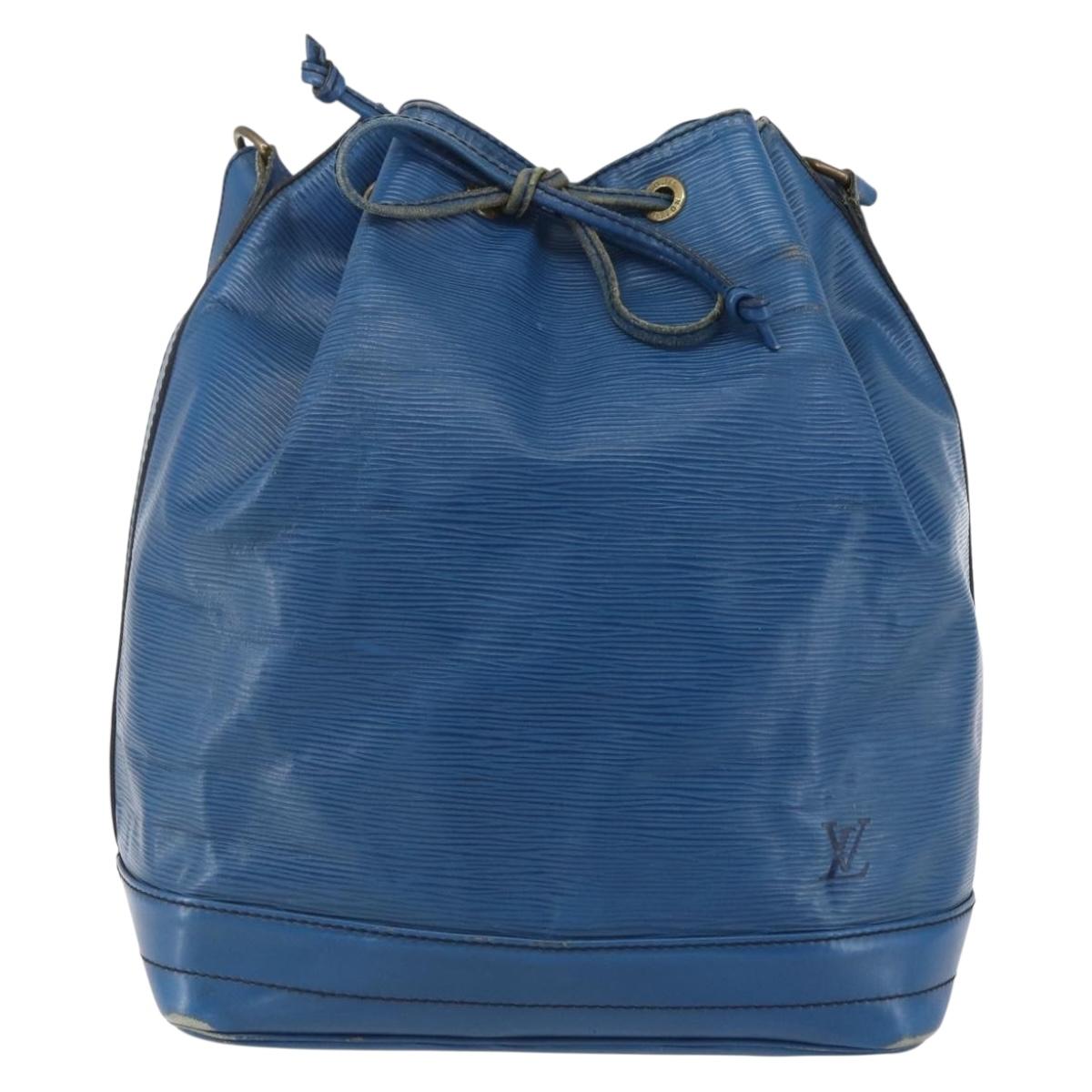 LOUIS VUITTON Epi Noe Shoulder Bag Toledo Blue M44005 LV Auth 153645