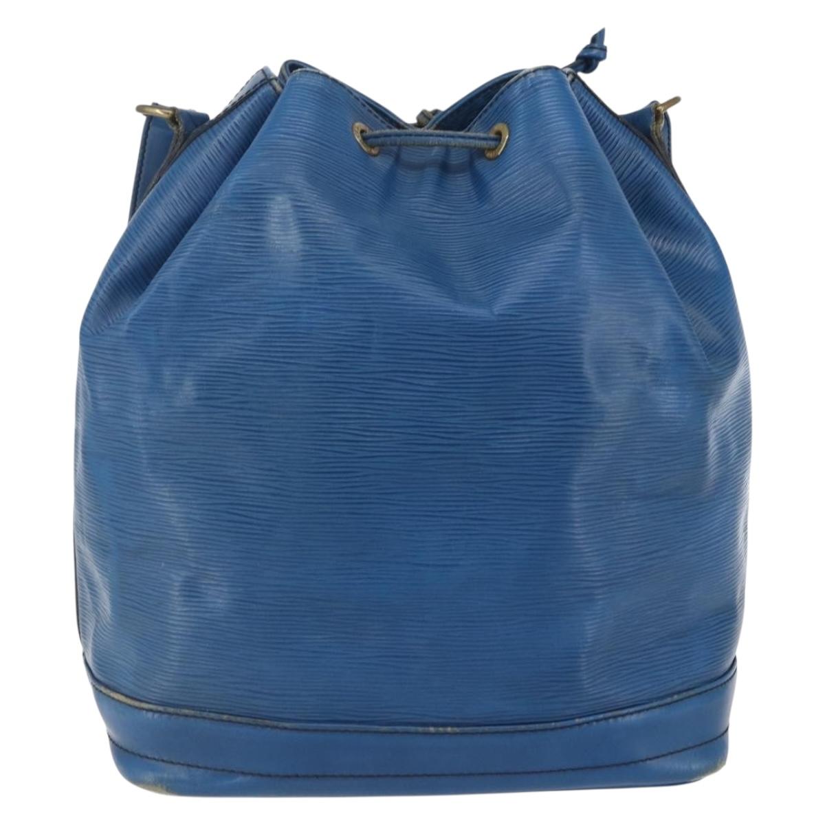 LOUIS VUITTON Epi Noe Shoulder Bag Toledo Blue M44005 LV Auth 153645