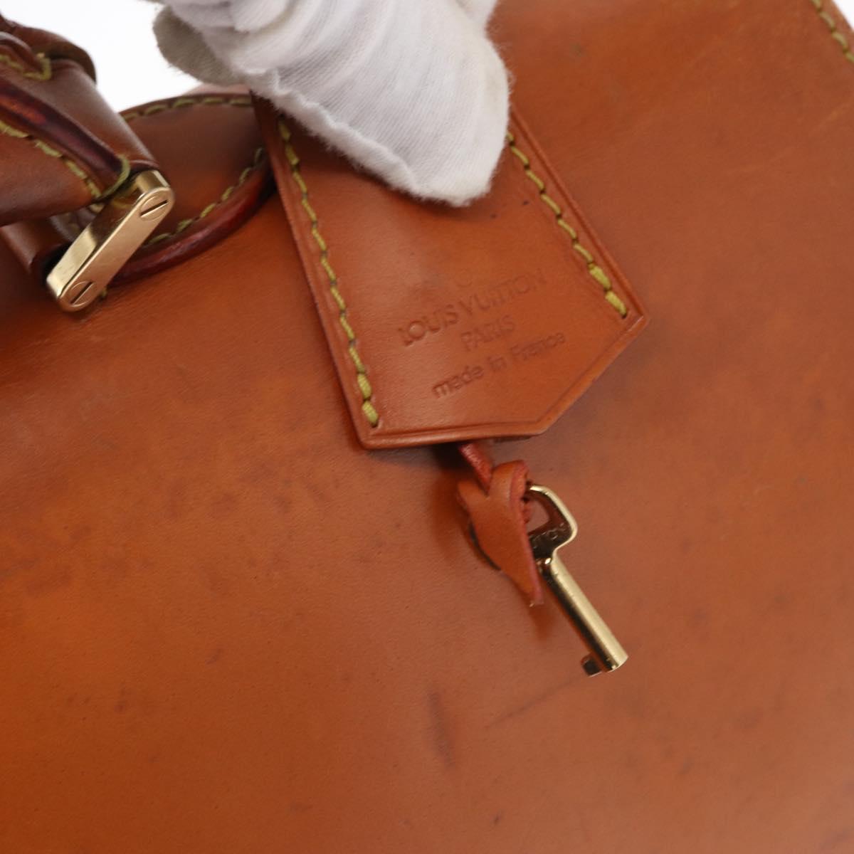 LOUIS VUITTON Nomad Leather Robust 1 Business Bag Beige M85390 LV Auth 153647