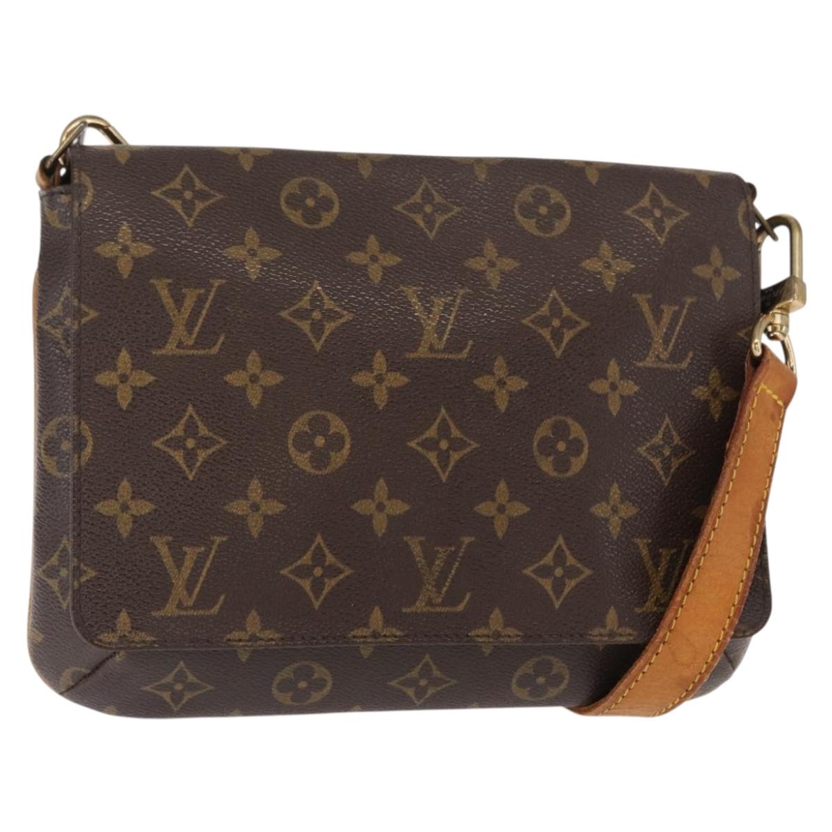 LOUIS VUITTON Monogram Musette Tango Long Strap Bag M51388 LV Auth 153651
