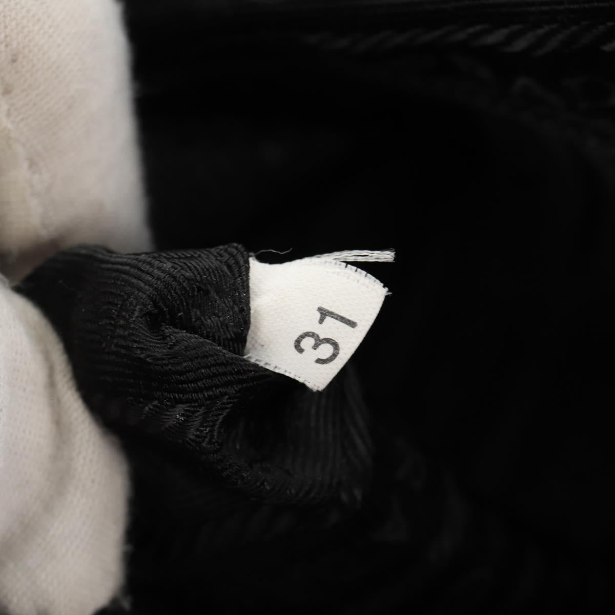 PRADA Backpack Nylon Gray Silver Auth 153654V