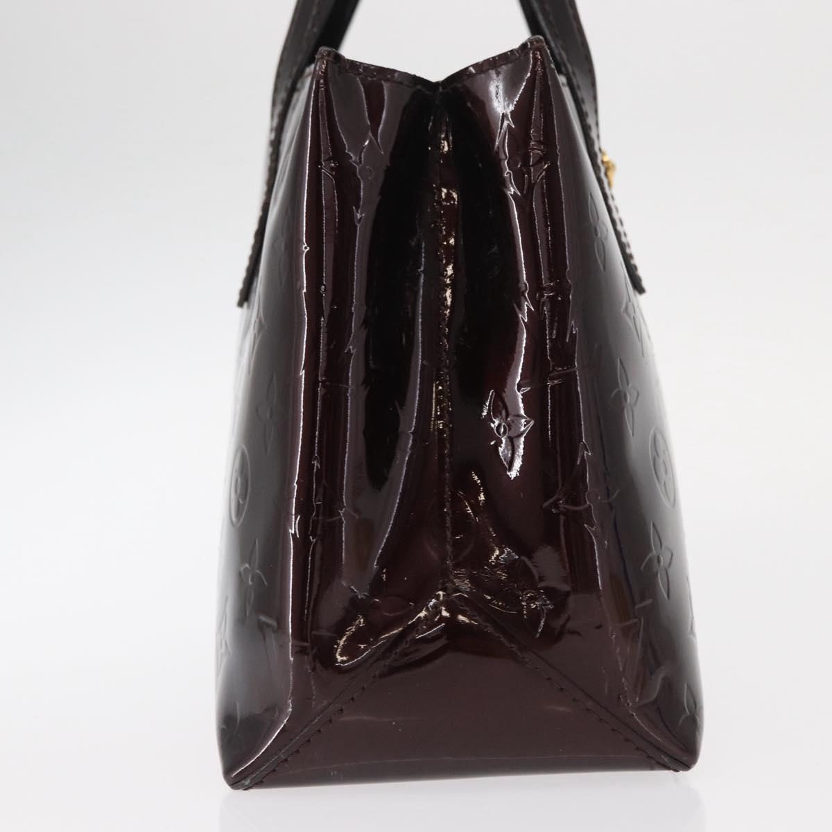 LOUIS VUITTON Monogram Vernis Wilshire PM Bag Amarante M93641 LV Auth 153655