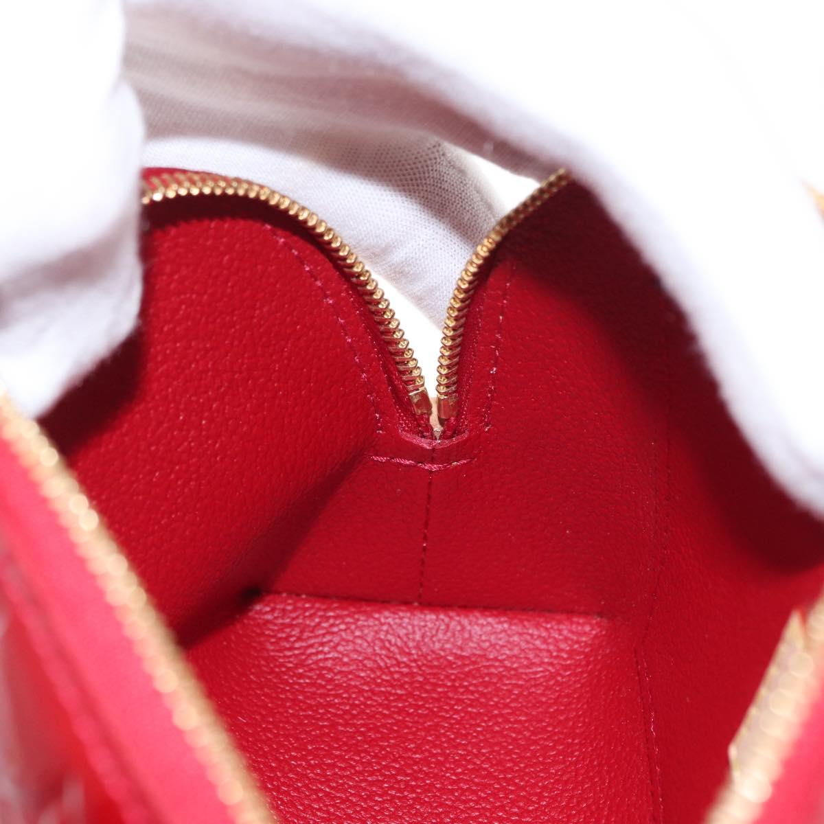 LOUIS VUITTON Monogram Vernis Pochette Pouch Rose Indian M90009 LV Auth 153657V