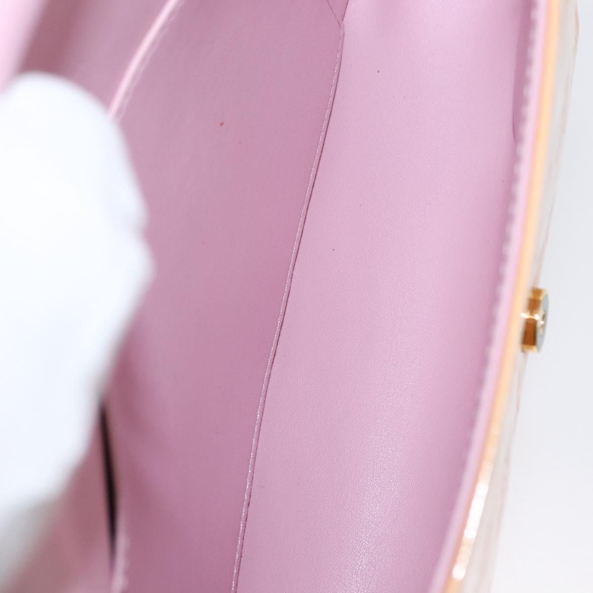 LOUIS VUITTON Monogram Vernis Thompson Street Pink M91070 Auth 153659V