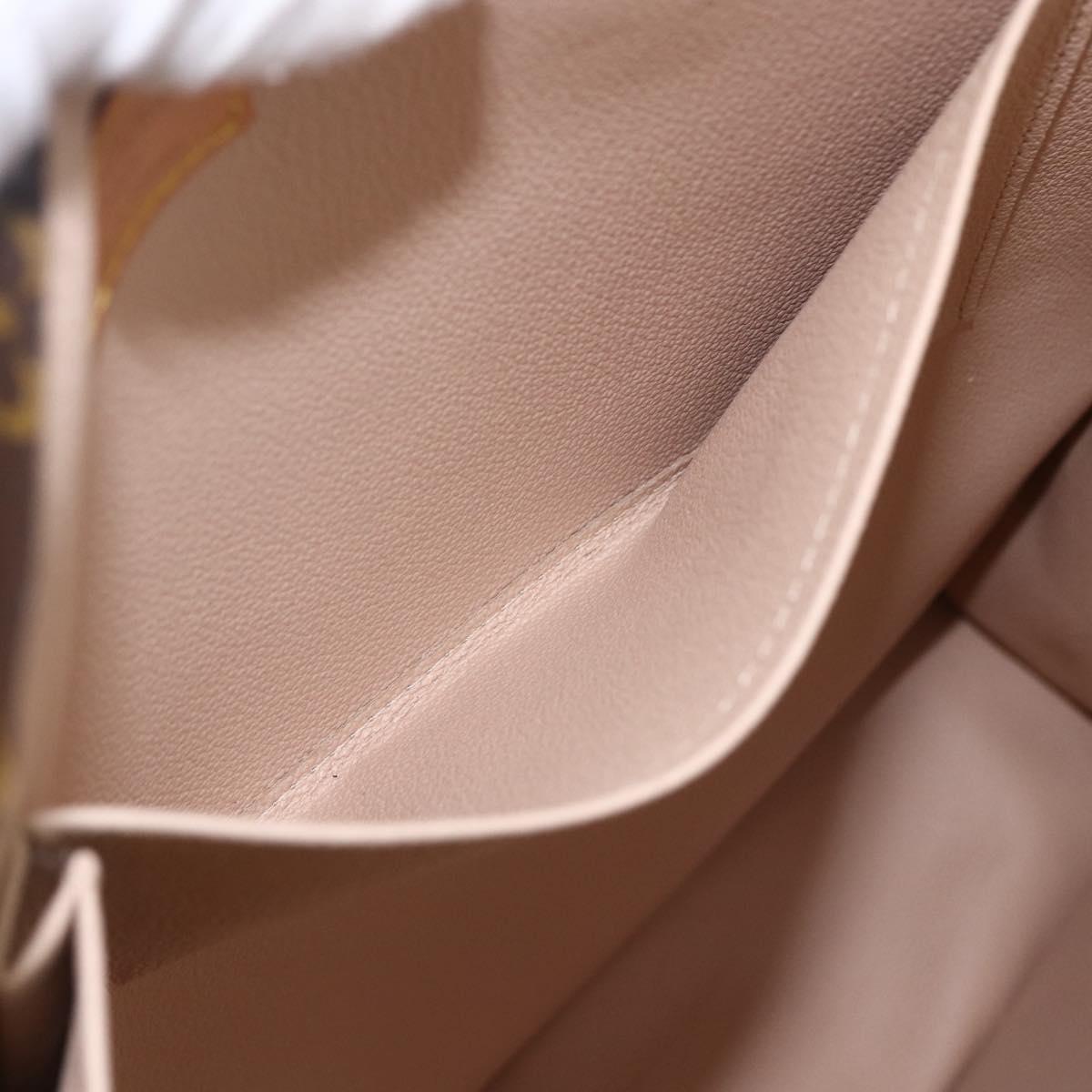 LOUIS VUITTON Monogram Sac Plat Hand Bag M51140 LV Auth 153660V