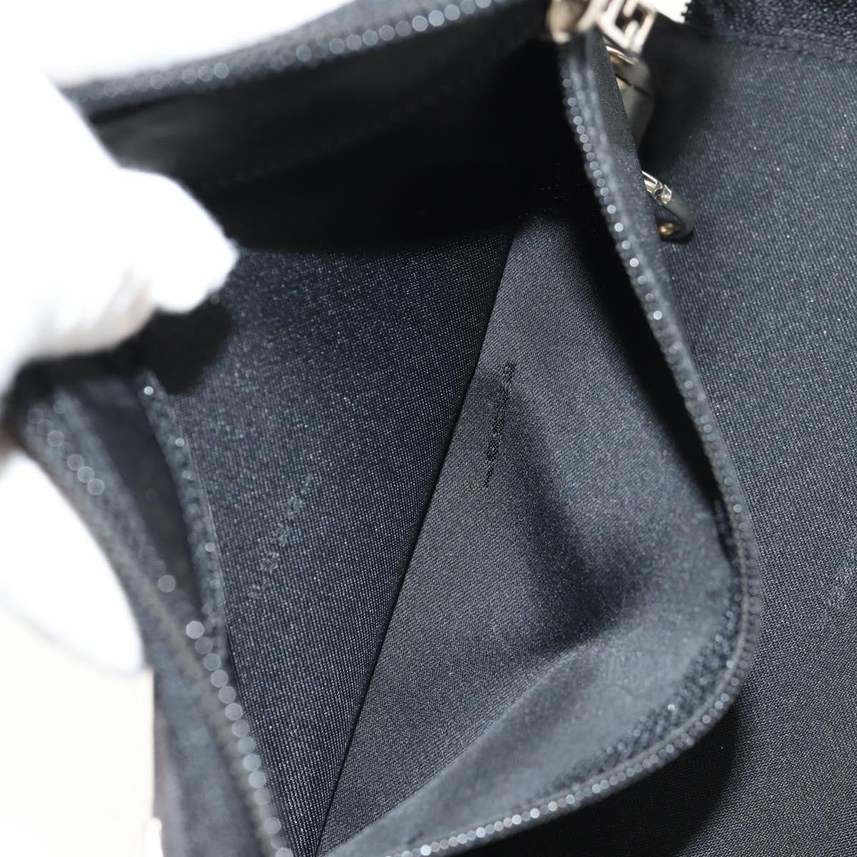 FENDI Zucca Canvas Planner Black Silver Auth 153661V