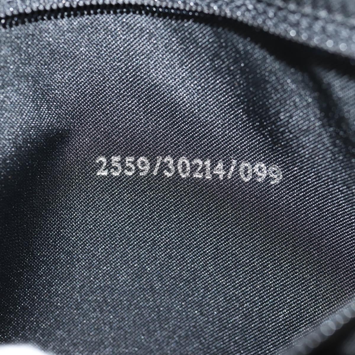 FENDI Zucca Canvas Planner Black Silver Auth 153661V