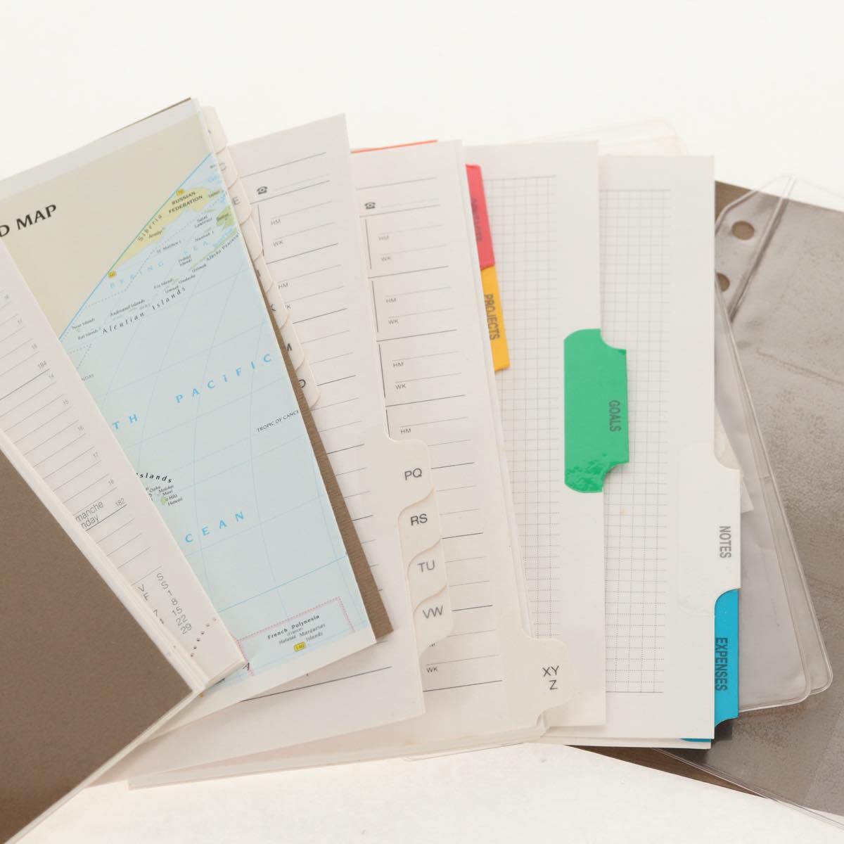 FENDI Zucca Canvas Planner Black Silver Auth 153661V