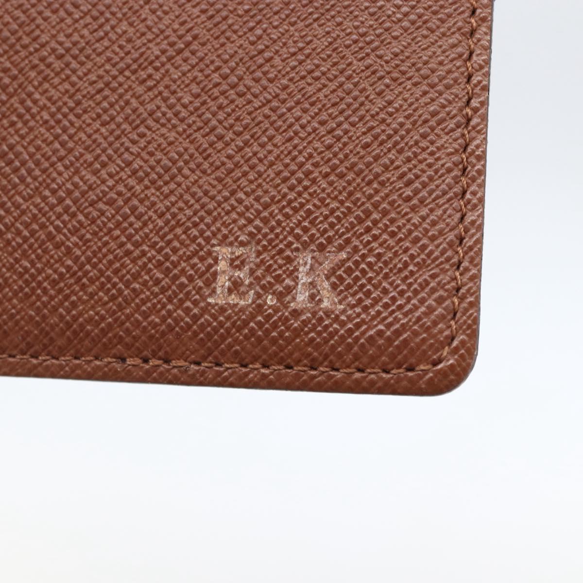 LOUIS VUITTON Monogram Agenda PM Day Planner Cover R20005 LV Auth 153663