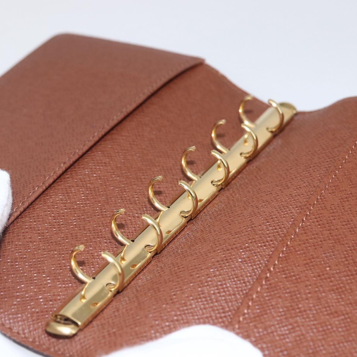 LOUIS VUITTON Monogram Agenda PM Day Planner Cover R20005 LV Auth 153663