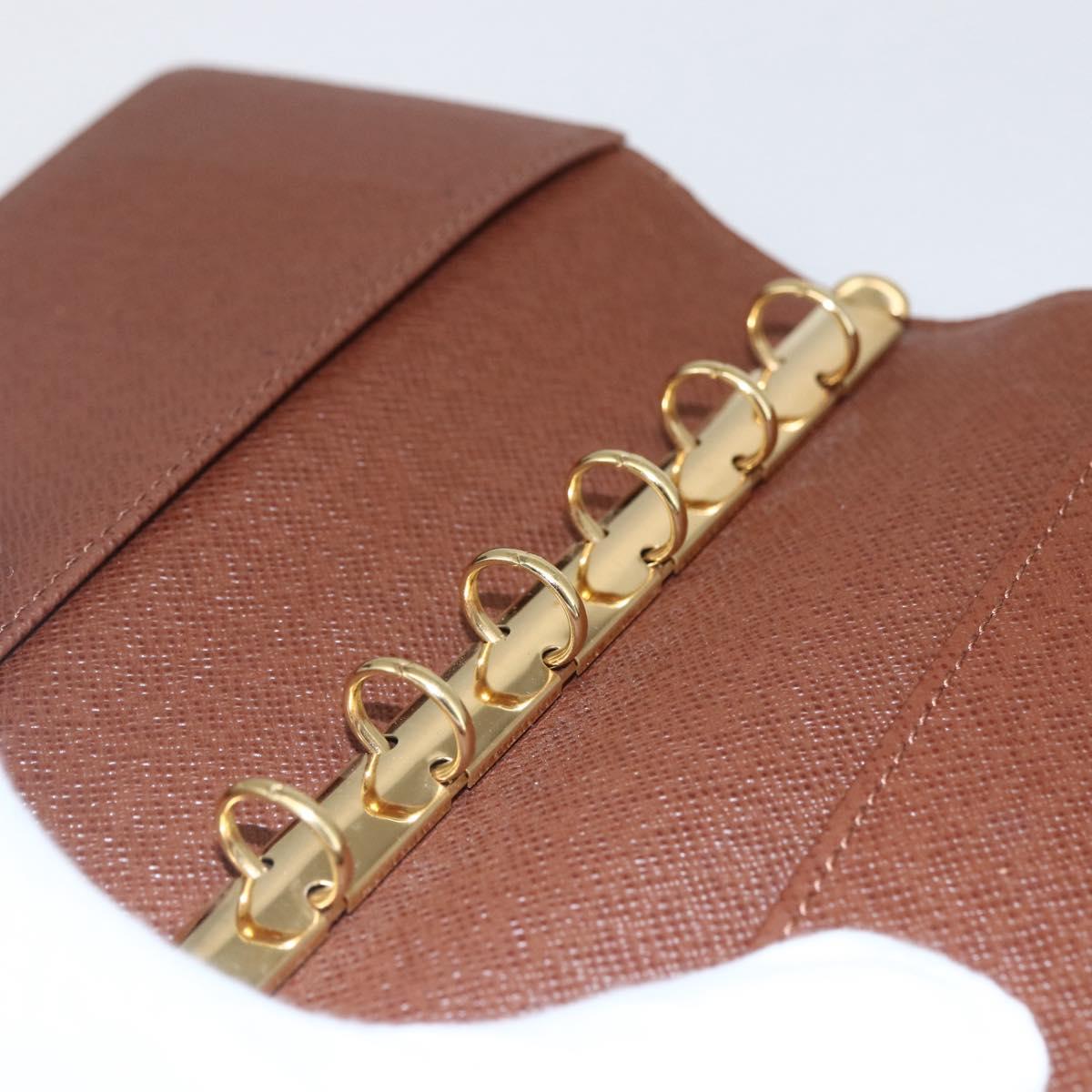 LOUIS VUITTON Monogram Agenda PM Day Planner Cover R20005 LV Auth 153663