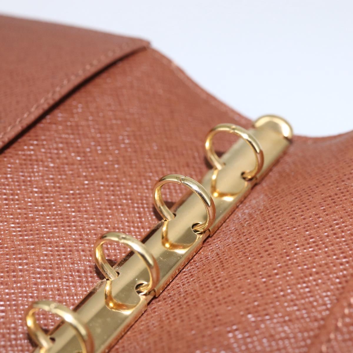 LOUIS VUITTON Monogram Agenda PM Day Planner Cover R20005 LV Auth 153663