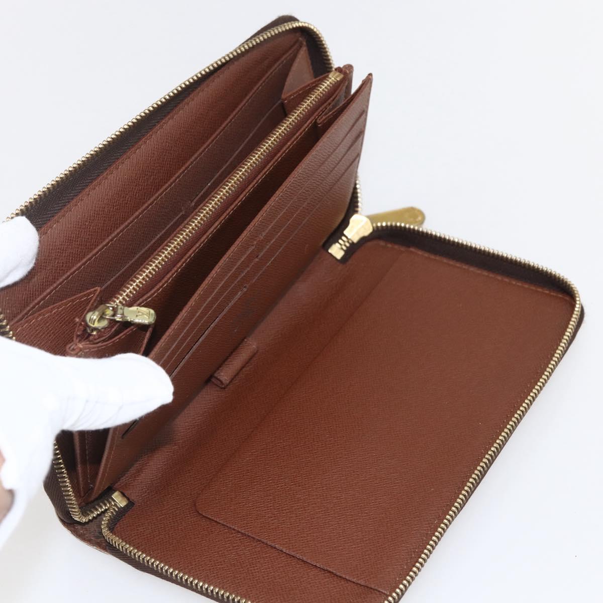 LOUIS VUITTON Monogram Zippy Organizer Long Wallet M62581 LV Auth 153665