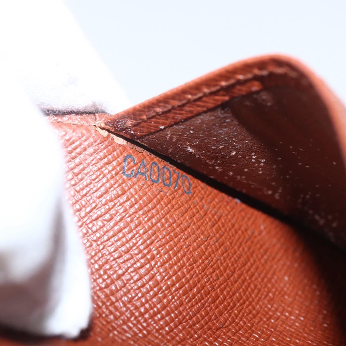 LOUIS VUITTON Monogram Agenda PM Day Planner Cover R20005 LV Auth 153666