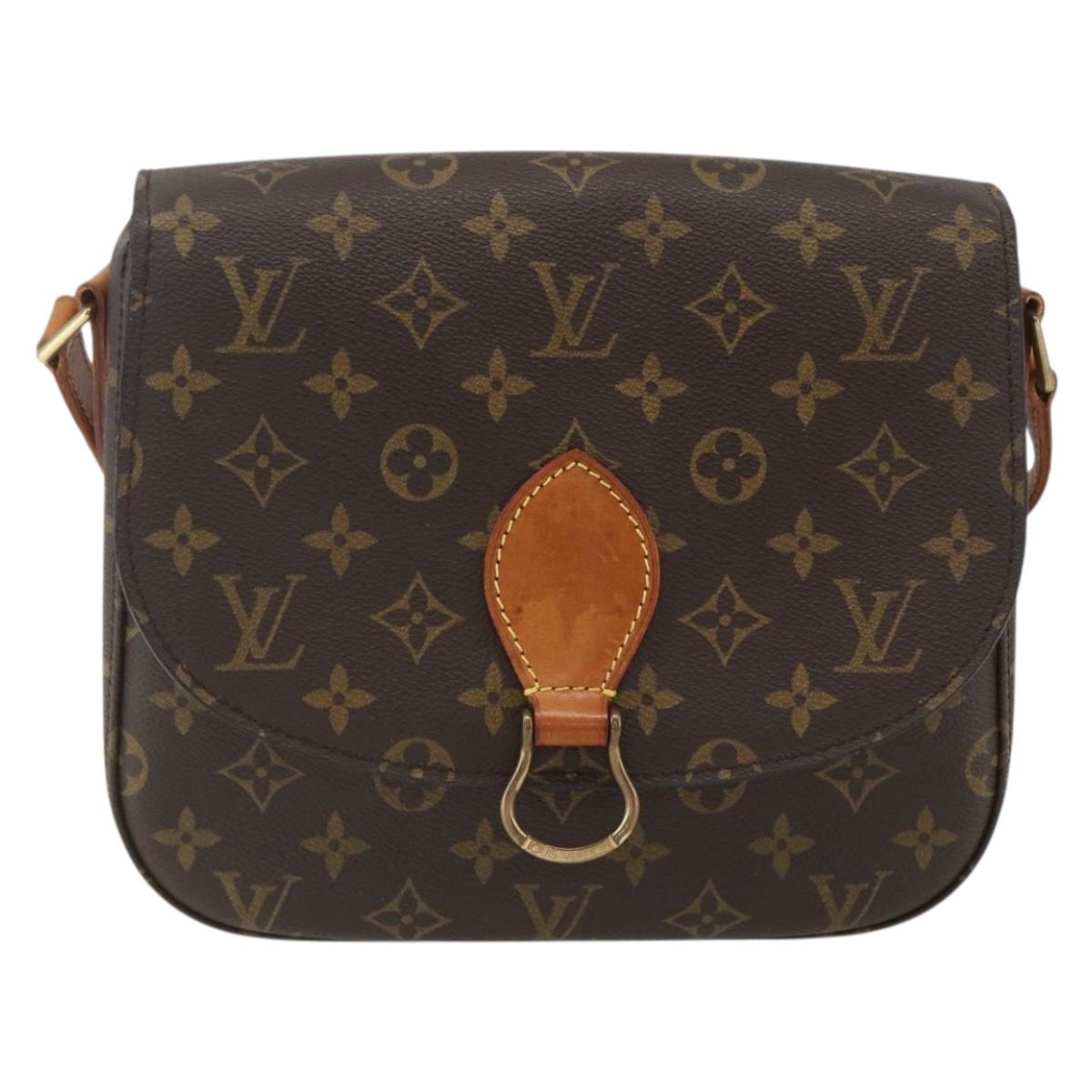 LOUIS VUITTON Monogram Saint Cloud GM Shoulder Bag M51242 LV Auth 153675