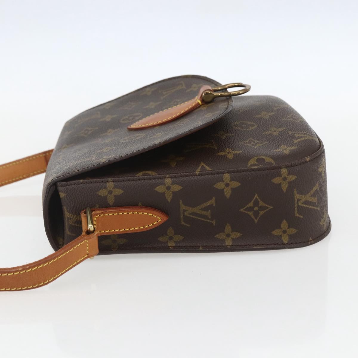 LOUIS VUITTON Monogram Saint Cloud GM Shoulder Bag M51242 LV Auth 153675