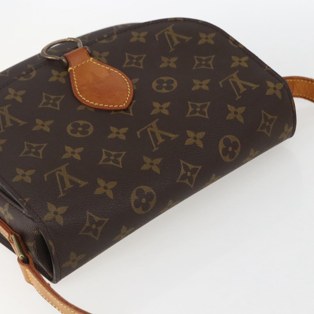 LOUIS VUITTON Monogram Saint Cloud GM Shoulder Bag M51242 LV Auth 153675